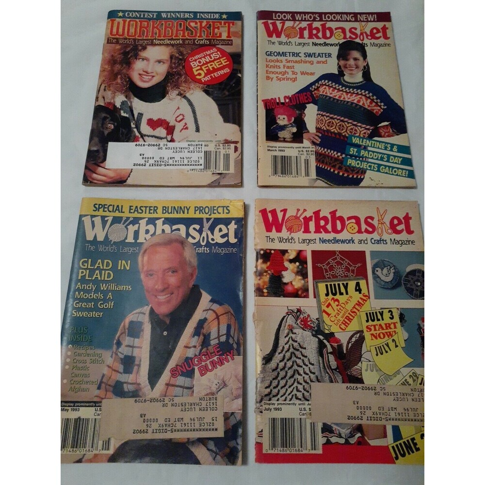 Vtg Workbasket Magazine Jan-Dec 1993 All 6 Issues